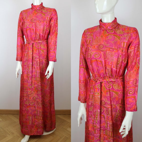 Palm beach silk maxi dress deals