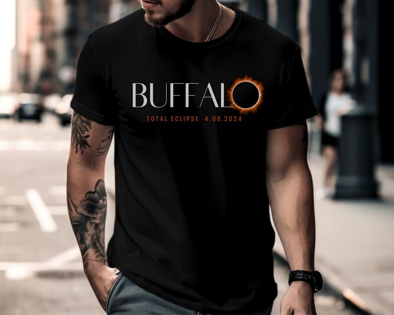 Buffalo NY Total Solar Eclipse 2024 Shirt, Buffalo Solar Eclipse Tee