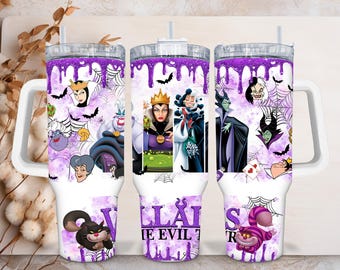wrap The Villains 40 oz termos