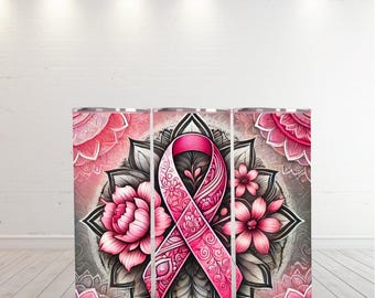 4 Wrap Breast Cancer Tumbler 20 oz