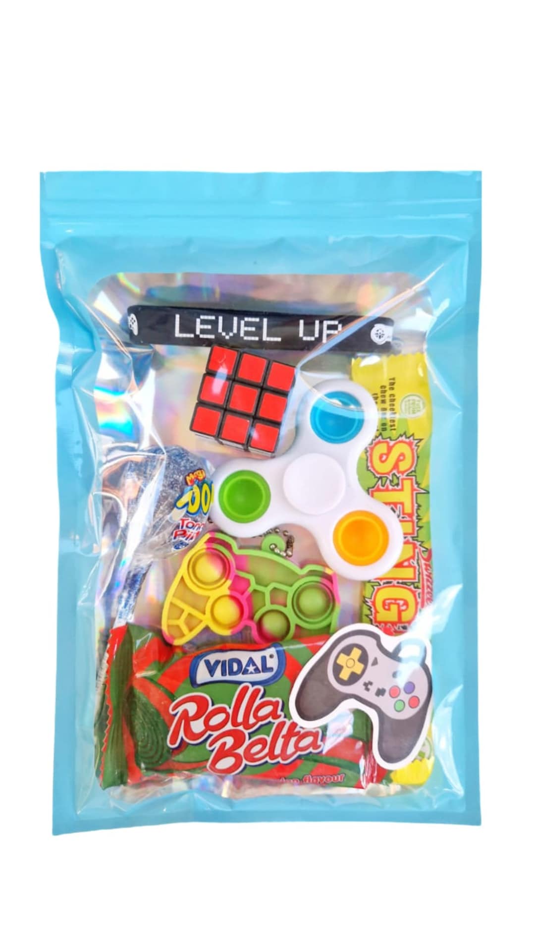 DD120 Game Party Supplies Boîte en papier bleu foncé avec poignée pour emballage