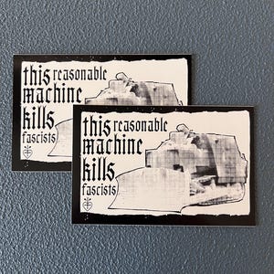 this machine vinyl sticker