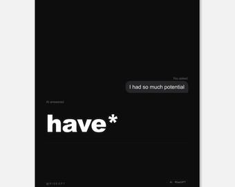 Motivational Gym Poster, Minimalist Office Decor, Entrepreneur Wall Art