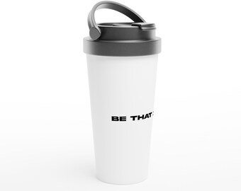 Entrepreneur Mindset Travel Mug – Stainless Steel Tumbler, Leak-Proof Lid