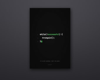 Coding Wall Art – Developer Motivation Printable (Digital Download)