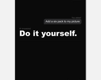 Mindset Motivation Poster, Gym Discipline Wall Art, Minimalist Office Decor