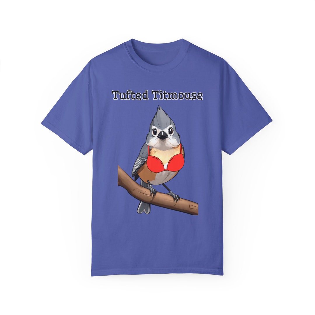 Tufted Titmouse Comfort Colors Unisex Garment-dyed T-shirt - Main Image
