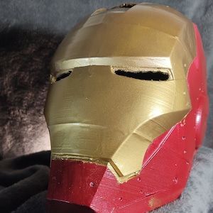 Iron-man MK 5 Casco portátil electrónico de apertura/cierre Iron-Man  Máscara de hombre Juguetes para niños Regalo de cumpleaños de Navidad