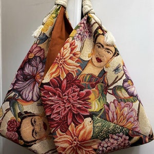 bolsa Frida tela tapicería imagen 3