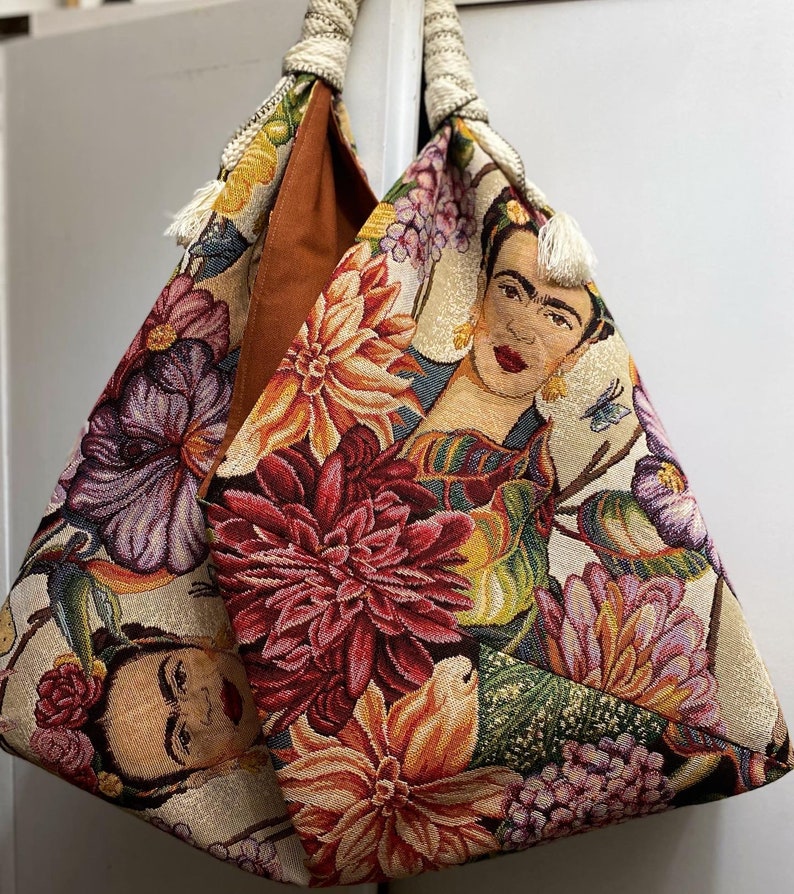 bolsa Frida tela tapicería imagen 3