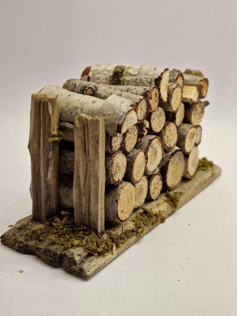 Mini Stack of Wood 12 X 4 X 4 - 4.5 Cm , Birch Wood. - Etsy
