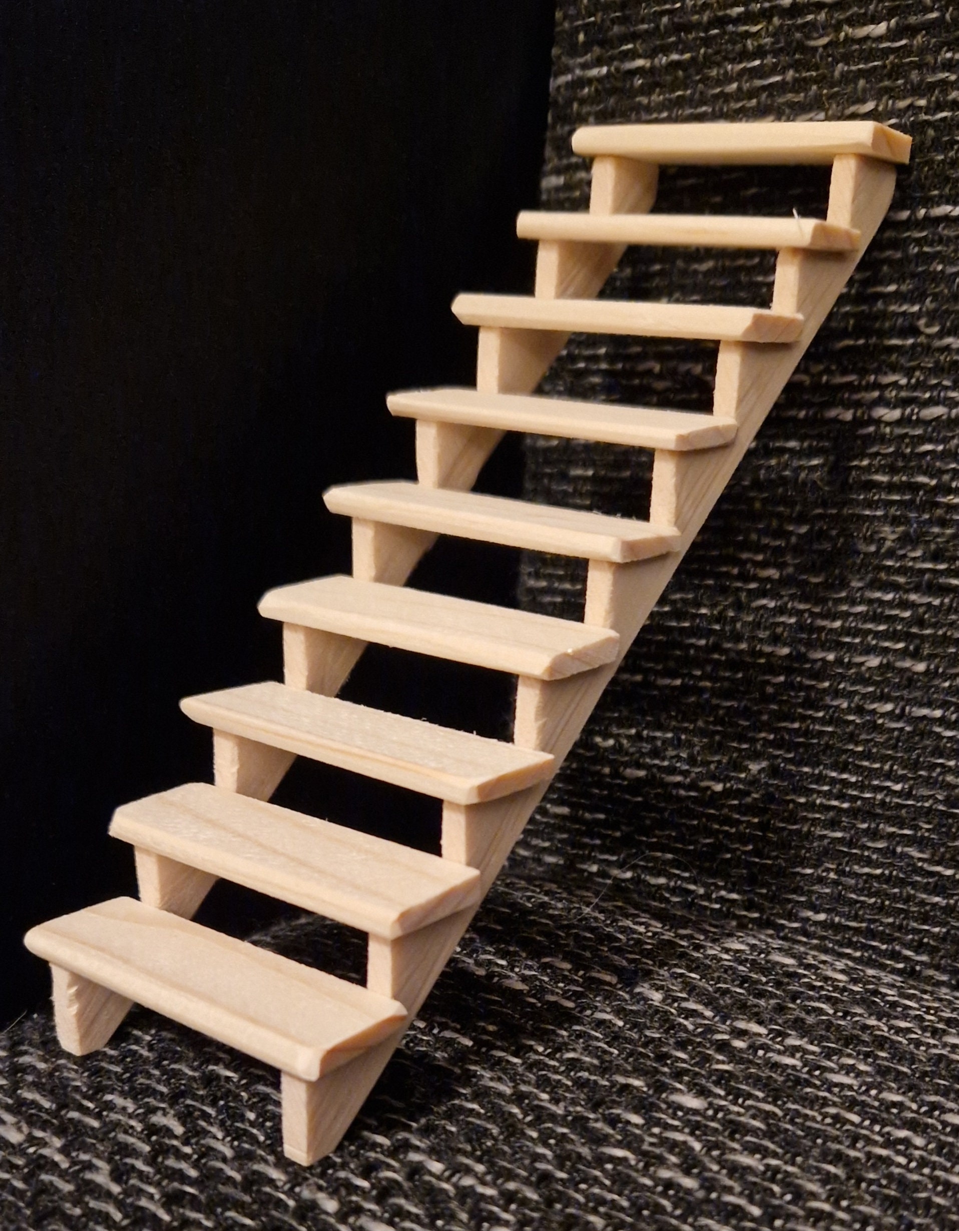 2cm Railing Wooden Stairs and Railings 1:12 / 6.5 X 22 Cm - Solid Wood - Spruce - Etsy