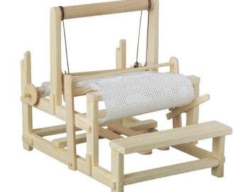 LOOM 14, 12, 9 CM - wooden miniature, miniature