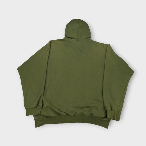 Vintage Adidas 90s Khaki Green Hoodie Sweatshirt Men