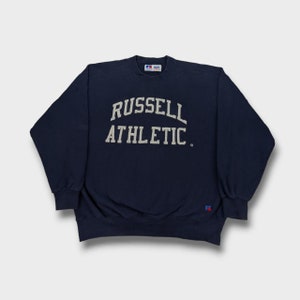 Vintage Russell Athletic navy sweatshirt - Men's Size XL