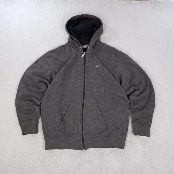 grey nike hoodie mens medium