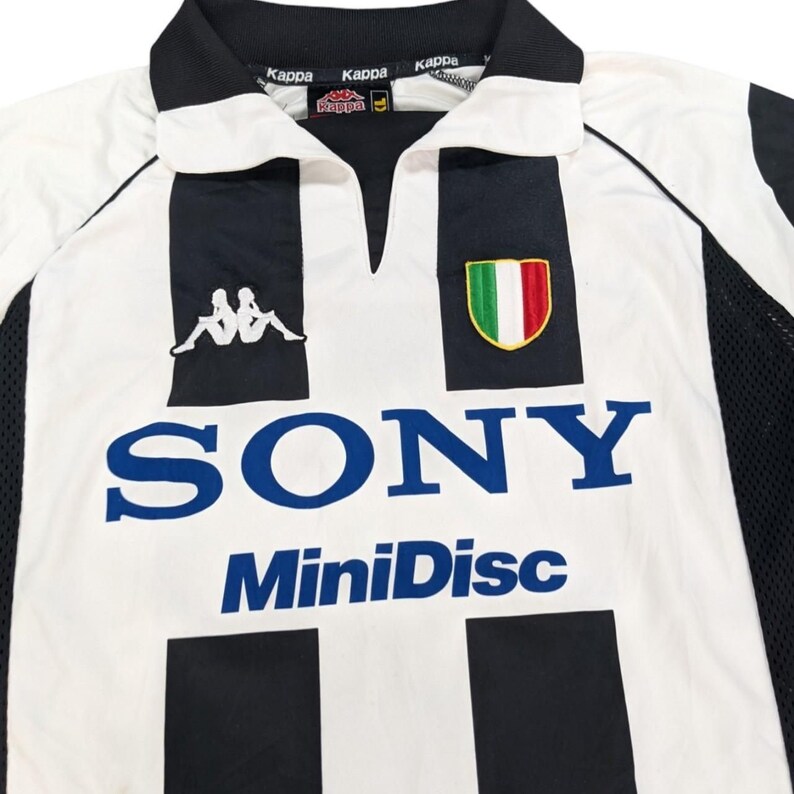 Maillot Domicile Juventus Zidane 98/99 – Taille XL – Kappa – Préparé/porté Match