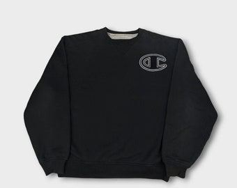 Vintage Champion black sweatshirt - Men's Size XL