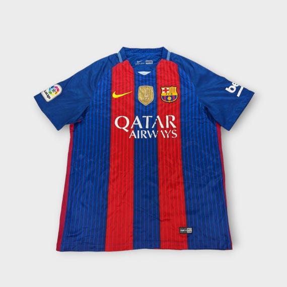 Maglia da calcio FC Barcelona 2015 Fifa World Champions Messi taglia grande da uomo Etsy Italia