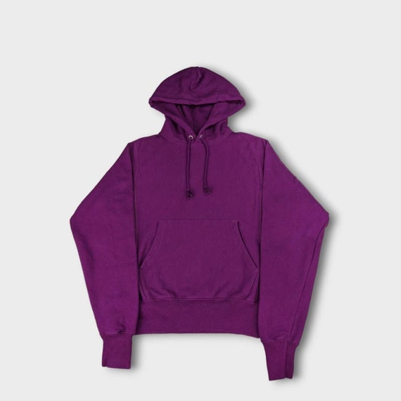 Champion Reverse Weave Purple Hoodie Sweatshirt Men s Size XS Etsy