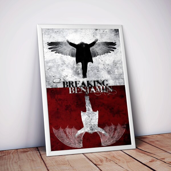 Breaking Benjamin Poster | Breaking Benjamin Print | American Rock Bands Poster | Music Poster Print | Wall Decor Poster | Music Poster Gift