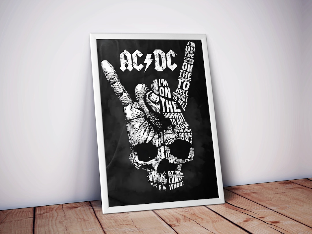 AC/DC Poster Band Posters ACDC Poster Prints Music Poster Prints Rock ...