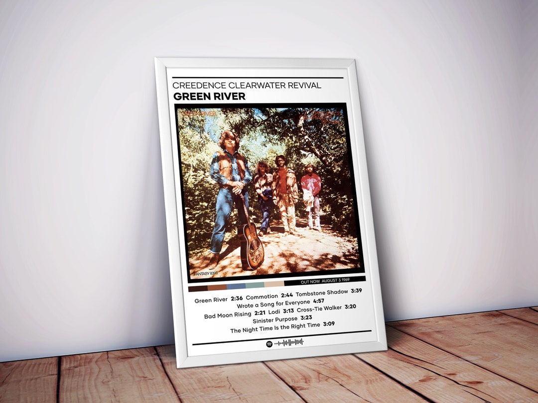 Creedence Clearwater Revival Poster Green River Poster 4 Colors Album ...
