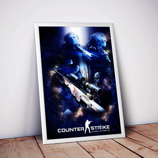Counter-Strike: Global Offensive Poster | Gaming Poster | CSGO Poster | Video Game Poster | Large Poster Print | Wall Decor Poster, Wall Art