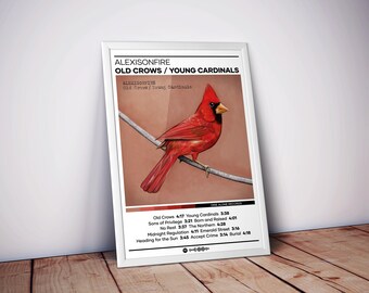 Alexisonfire Poster | Old Crows Young Cardinals Poster | 4 Colors | Album Poster Print | Rock Music Poster | Wall Decor Poster | Album Cover