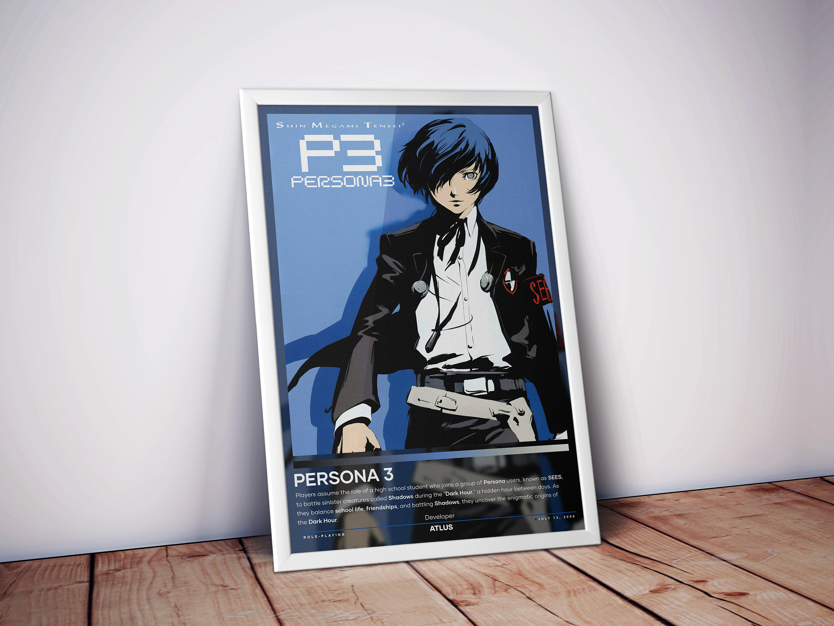 Shin Megami Tensei: Persona 3 Male Protagonist Minako Arisato Yuuki Makoto  Cosplay Costume