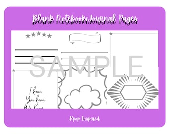 Druckbare Notebook-Seiten