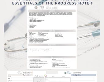 Plantillas de notas SOAP de FNP: Revisión del progreso de la atención primaria (PDF)