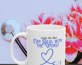 Regalo para enfermero/a preceptor/a: Taza de cerámica personalizada (325 ml, 435 ml)