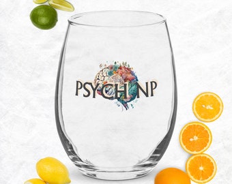 Raise a Glass to Psych NP Pride: Custom-designed 15oz Stemless Wine Glass