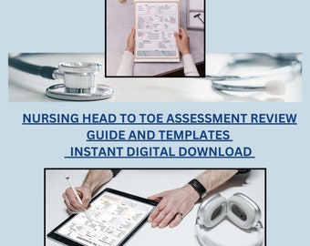 Plantillas de evaluación de salud de enfermería: SBAR, HA, informe de enfermería colorido (editar en Canva)