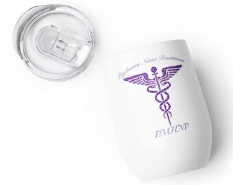 Gobelet à vin pour infirmière praticienne en psychiatrie – Cadeau personnalisé PSMP
