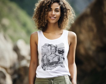 Camiseta sin mangas ideal con espalda cruzada para mujer