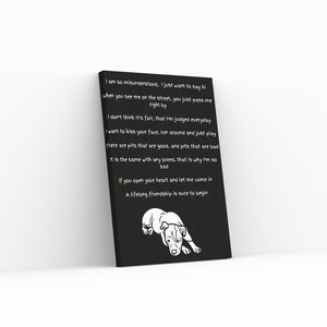 Pit Bull Digit Print