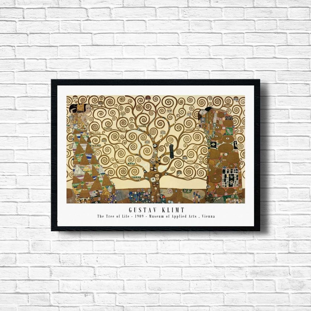 Gustav Klimt - Tree of Life - Fine Art Reproduction Poster Print - Etsy