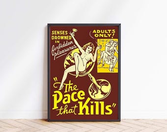Retro Anti-Drug Propaganda Poster: Vintage Art Print