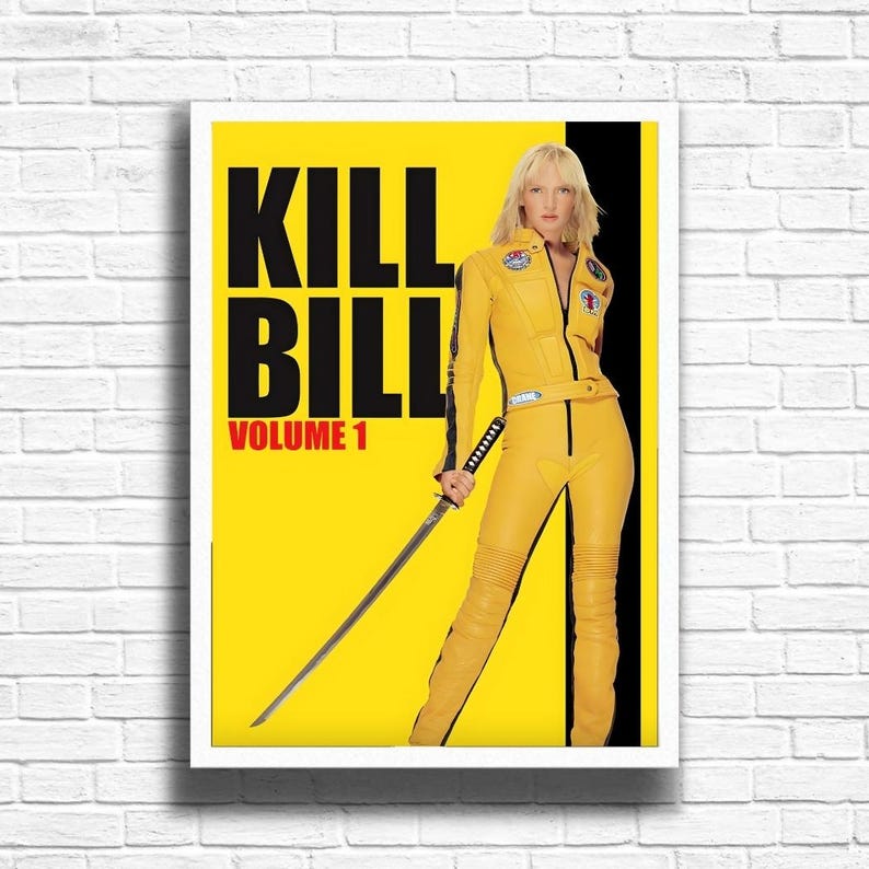 Kill Bill Vol. 1 Print – 2000s Movie Poster, Home Decor - Etsy