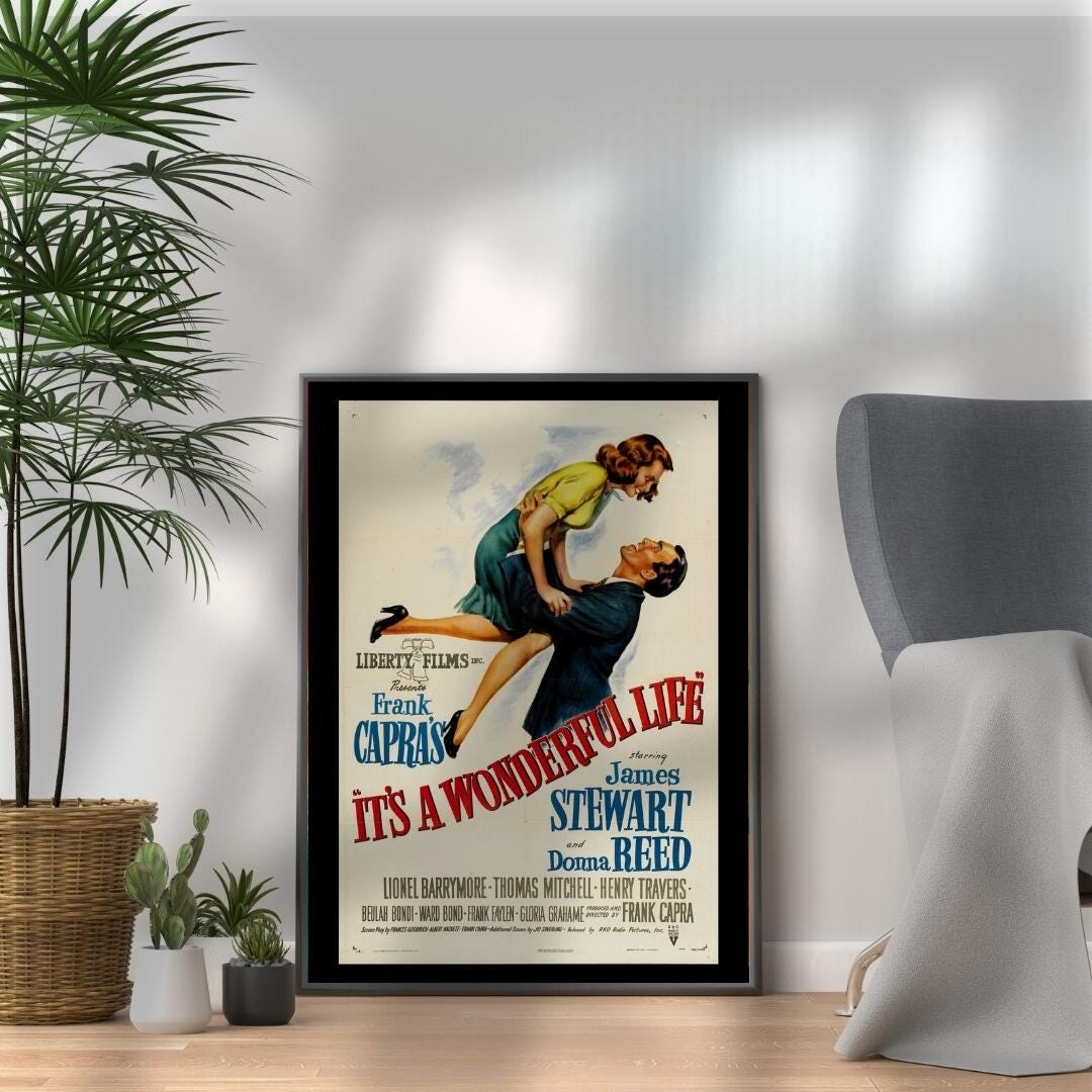 It's a Life Movie Poster - Vintage Christmas Film Print - Etsy