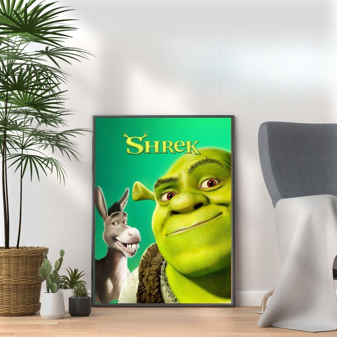シュレック映画ポスター：2000年代の映画ウォールアート - Etsy 日本