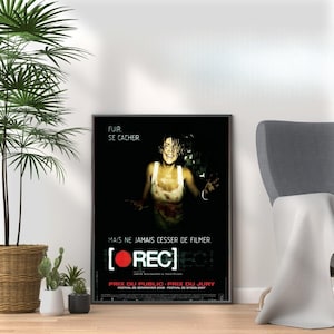 Rec - Chilling Horror Movie Poster Print - Vintage & Modern Scary Film Art for Horror Fans, Thriller Halloween A3 A4 A5 Print