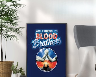 Blood Brothers Musical Poster - Broadway Theatre Wall Art