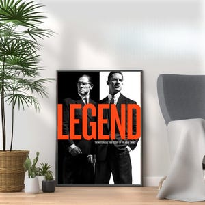 Plakat filmowy „Legenda”: wydruk retro, dekoracja do domu (A3, A4, A5)