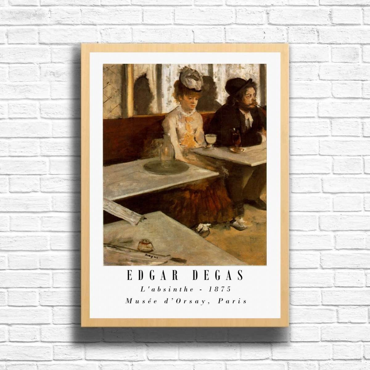 Edgar Degas L'absinthe Print: Classic Fine Art Reproduction - Etsy