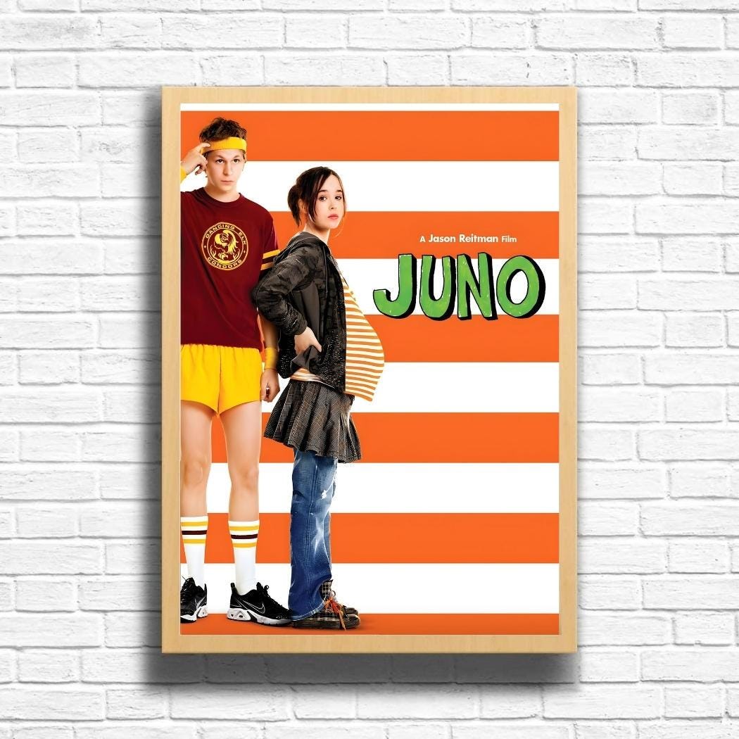 Juno Movie Poster Print: 2000s Film Wall Art - Etsy