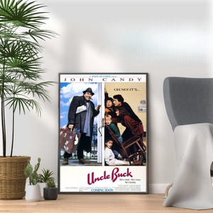 Uncle Buck Movie Poster: Retro Film Wall Art (A3 A4 A5)