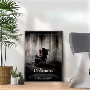 The Conjuring-filmposter: huiveringwekkende horrorfilmkunst (afdruk A3, A4 en A5)